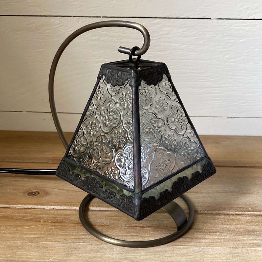 Vintage Decorative Glass Lamp